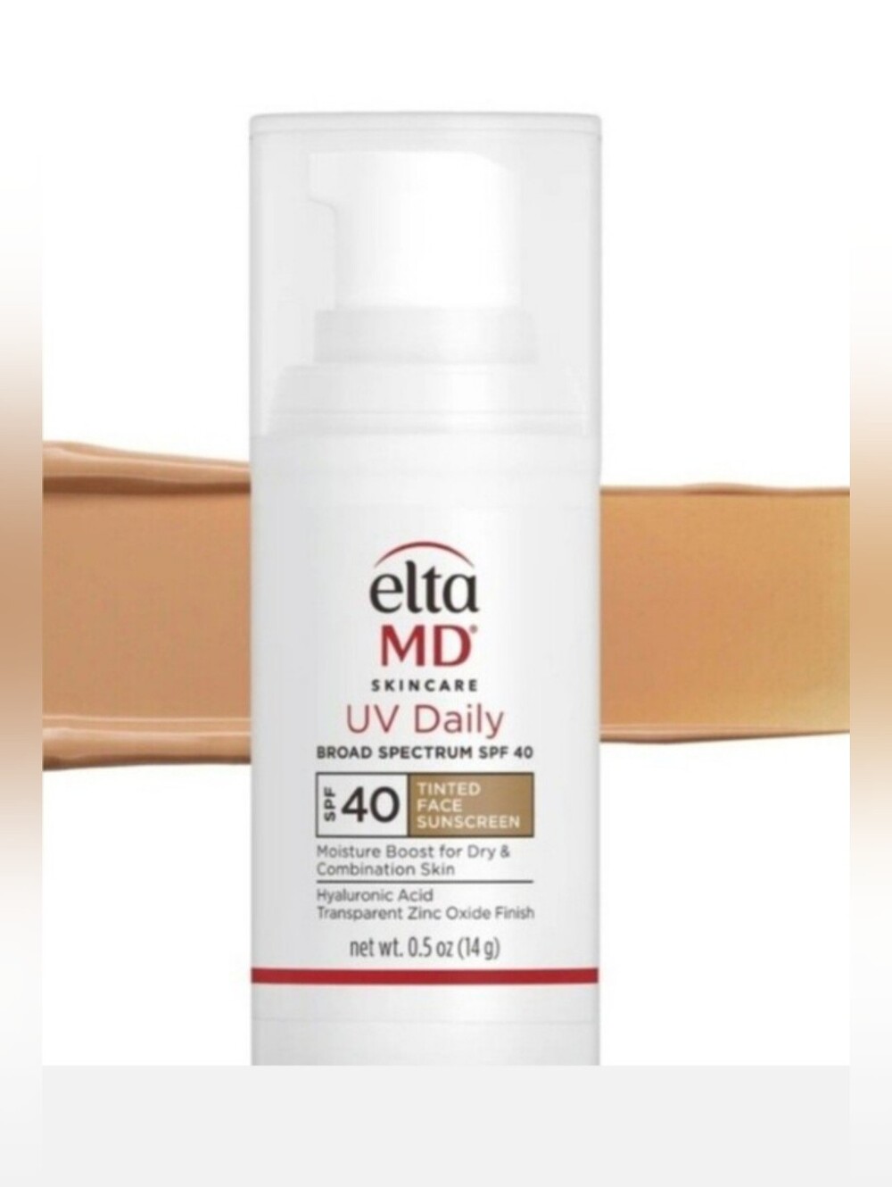 EltaMD UV Daily SPF 40Face Sunscreen Tinted Moisturizer with Zinc Oxide 1.7z New
